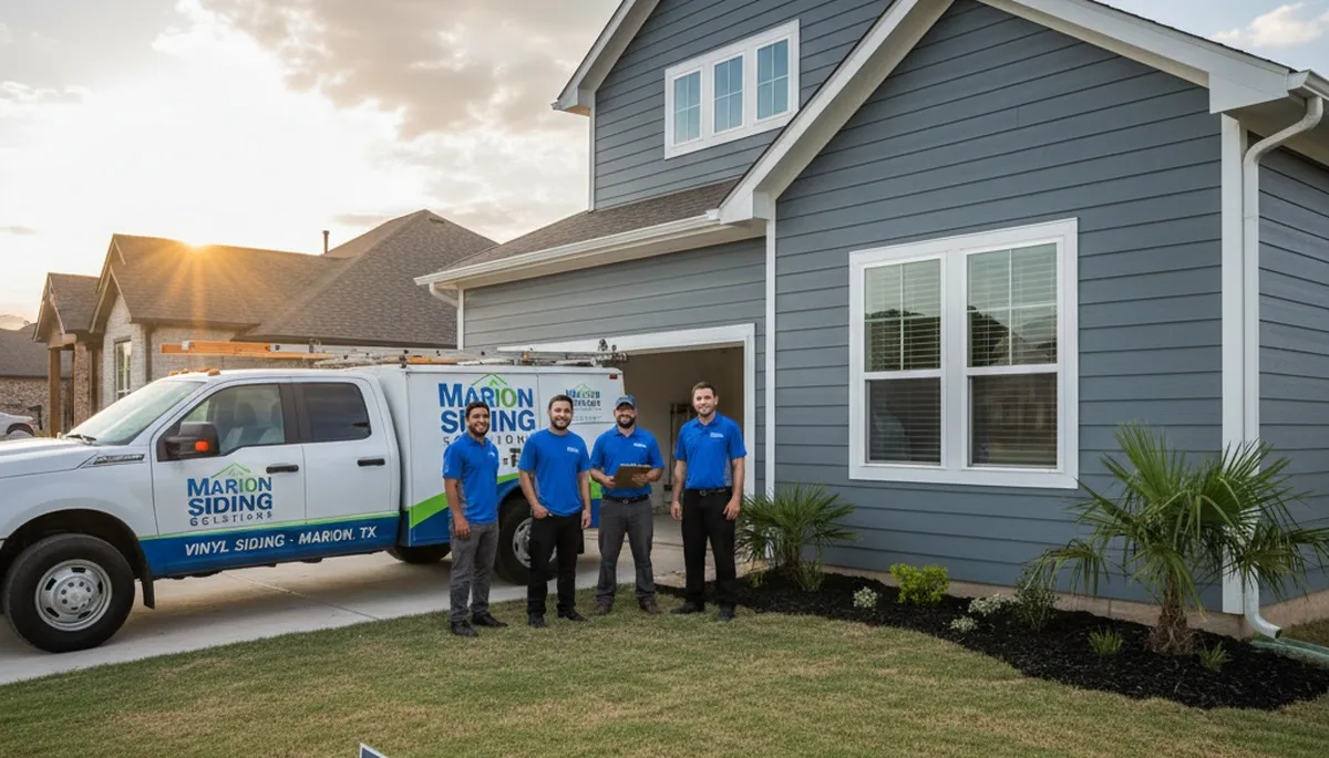 Professional vinyl siding installation on home exterior in San Antonio, TX